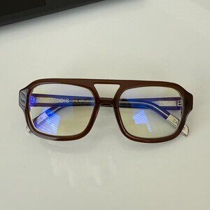 Caddis Neta Glasses - Brown - Blue Light - 0.0